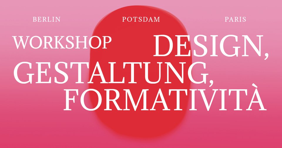 Design Gestaltung Formativita