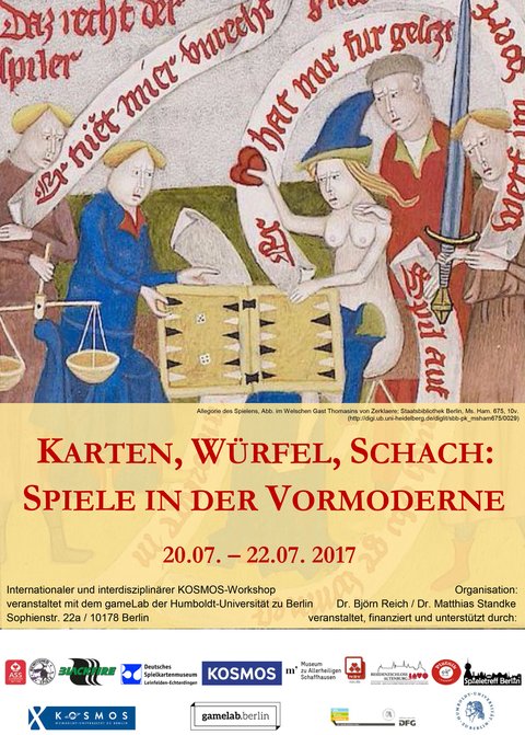 »Karten, Würfel, Schach – Spiele in der Vormoderne.« 