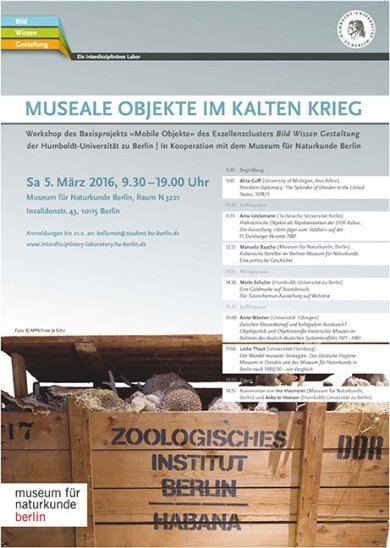 Plakat Museale Objekte im Kalten Krieg