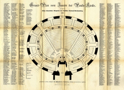 Grund-Plan vom Inneren der Pauls-Kirche