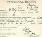 Personalbogen von Theodor Siebs