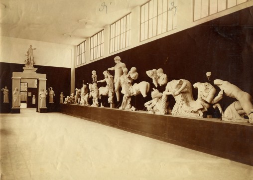 Der Apollon vom Westgiebel des Zeustempels in Olympia