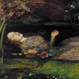 John Everett Millais: Ophelia (1851-2), Tate Gallery, London